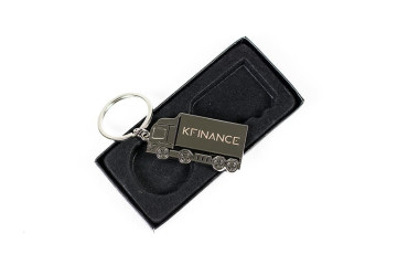 Gravírovanie laserom logo Kfinance na kľúčenku Gravírovanie laserom logo Kfinance na kľúčenku