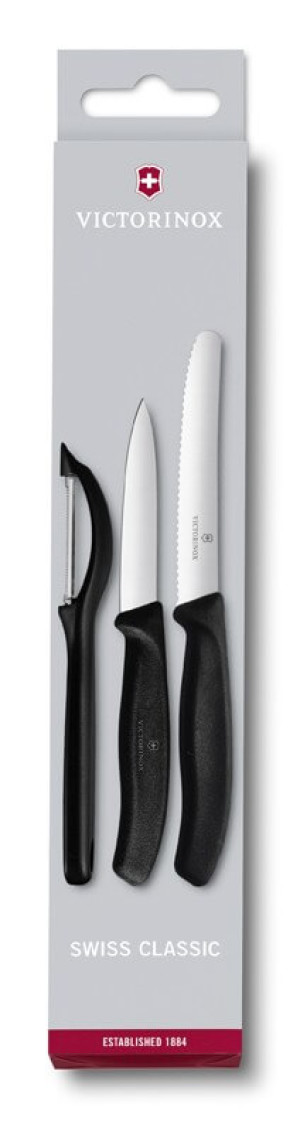 Čierna súprava nožov a škrabky - Reklamnepredmety