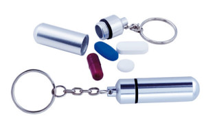 Carrypill krabička na lieky s príveskom na kľúče - Reklamnepredmety