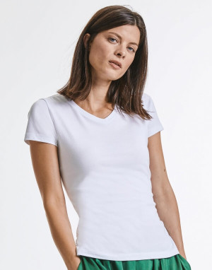 Dámske tričko Pure Organic V-Neck - Reklamnepredmety