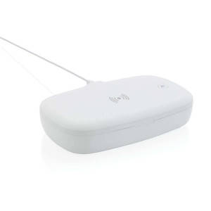 UV-C sterilizačný box s bezdrôtovým nabíjaním 5W