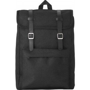 Polyesterový batoh s predným vreckom na zips - Reklamnepredmety