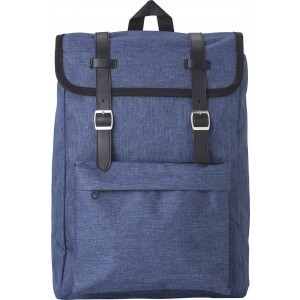 Polyesterový batoh s predným vreckom na zips - Reklamnepredmety