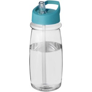 Športová fľaša s viečkom s hubicou H2O Pulse 600 ml - Reklamnepredmety