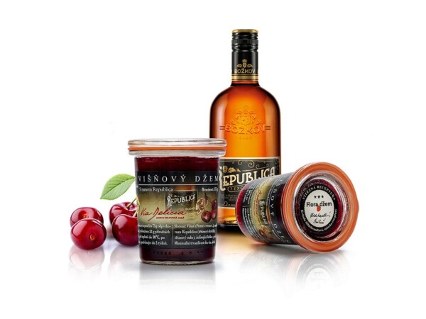Višnový džem s rumom Republica 165 g
