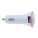 USB duálny auto adaptér (2.1A + 1A) - CLA0182_9 - variant PU CLA0182-q00001