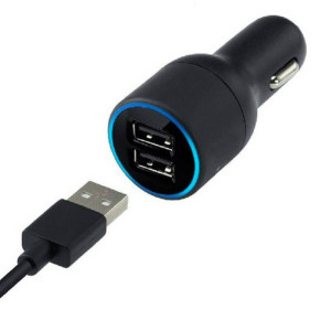 USB duálna auto nabíjačka 2,1A - Reklamnepredmety