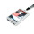 Praktická powerbanka s lanyardom a podsvietenou vizitkou - PBA6028_14 - variant PU PBA6028-q00001
