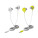 IN-EAR Slúchadlá (štuple) s možnosťou CMYK potlače - PHO053_7 - variant PU PHO053-q00001