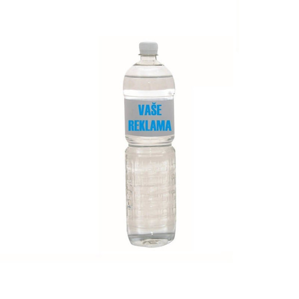 Reklamná voda v PET fľaši 1,5l