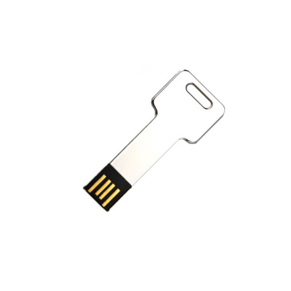 Kovový USB flash disk v tvare kľúča. Ideálne pre tampón tlač, alebo laser loga