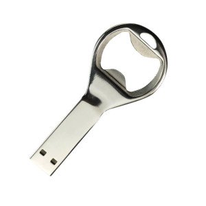 Kovový USB flash disk v tvare otvárača - Reklamnepredmety