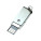 Moderní kovový mini USB flash disk s otočným konektorem - UDM085_8 - variant PU UDM085-q00001