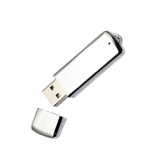 Elegantný kovový USB flash disk REAL - Reklamnepredmety