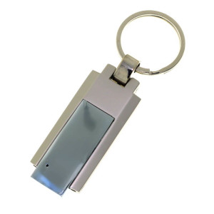 Kovový USB kľúč s otočným konektorom - Reklamnepredmety