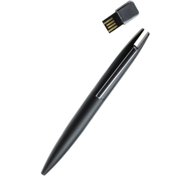 Miniatúrny USB kľúč v dizajnovom písacom pere