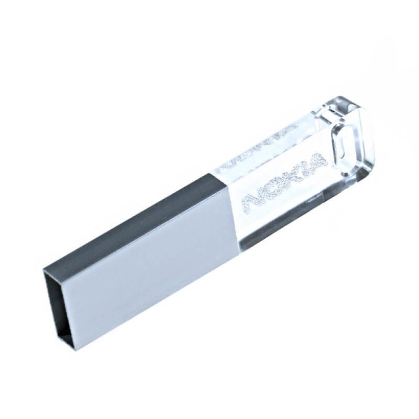 Mini USB flash disk s LED podsvieteným logom