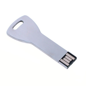 Strieborný USB flash disk KĽÚČ - Reklamnepredmety