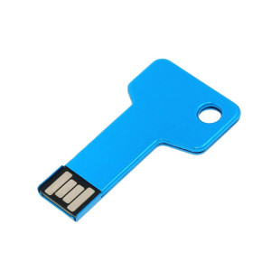 Farebný USB flash disk v tvare kľúča - Reklamnepredmety