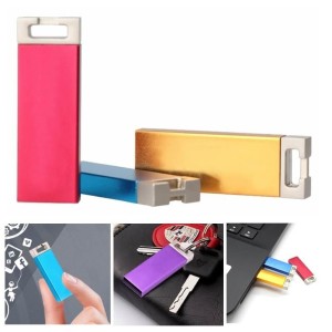 Elegantný kovový mini USB flash disk dostupný v mnohých farbách - Reklamnepredmety