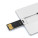Kovový USB flash disk v tvare kreditnej karty - UDM1087_8 - variant PU UDM1087-q00001