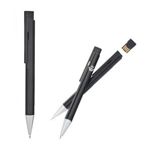 Kovové USB pero v modernom dizajne s klikacím mechanizmom - Reklamnepredmety