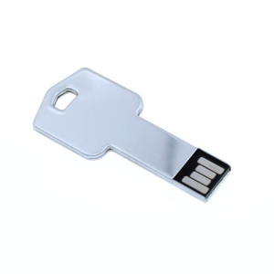 Kovový USB flash disk v tvare kľúča v mnohých farbách - Reklamnepredmety