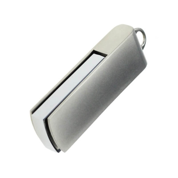 Luxusný kovový USB flash disk s otočným krytom konektora