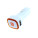 USB auto adaptér 2.1A + 1A, oranžové LED podsvietenie - CLA0163_3 - variant PU CLA0163-q00001