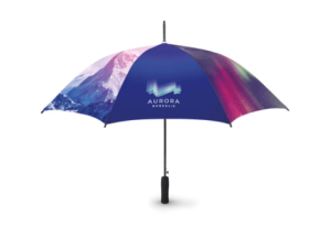 27 " automatický dáždnik, plnofarebne potlačiteľný - Reklamnepredmety