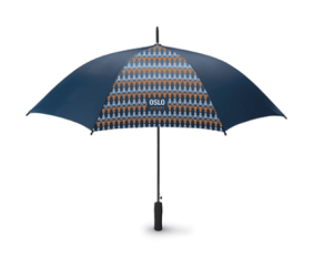 23" vetruodolný dáždnik  na zákazku - Reklamnepredmety
