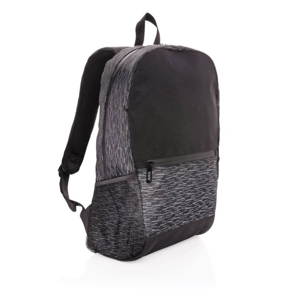 Reflexný ruksak na notebook z RPET AWARE™