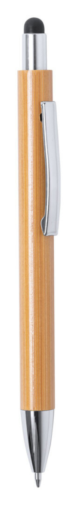 Bambusové dotykové a guľôčkové pero Zharu - Reklamnepredmety