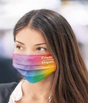 Sublimačná opakovane použiteľná maska