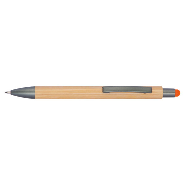 Dotykové bambusové guľôčkové pero