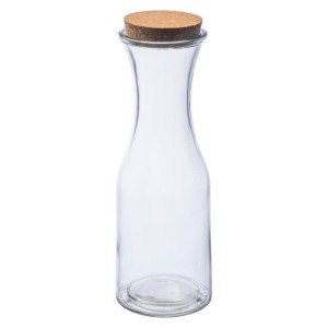 Sklenená fľaša s korkovým vrchnákom 1L - Reklamnepredmety