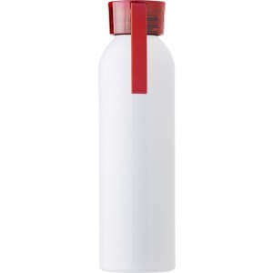 Hliníková fľaša s farebným vrchnákom, 650 ml - Reklamnepredmety