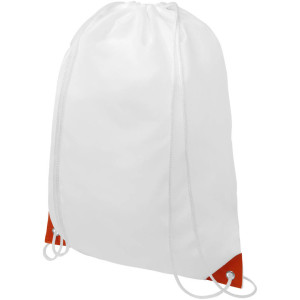 Šnúrkový batoh s farebnými rohmi Oriole - Reklamnepredmety