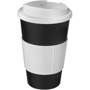 Termo hrnček Americano® 350 ml s rukoväťou a uzáverom odolným proti rozliatiu - Reklamnepredmety
