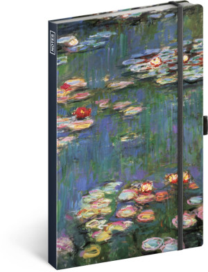Notes Claude Monet, linajkovaný, 13 × 21 cm - Reklamnepredmety