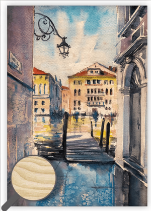 Drevený obraz Aquarelle