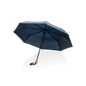 20,5" bambusový dáždnik Impact zo 190T pongee RPET AWARE™ - Reklamnepredmety