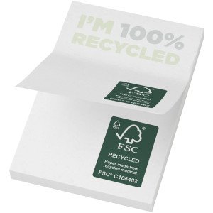 Recyklované lepiace poznámky 50 x 75 mm Sticky-Mate® - Reklamnepredmety
