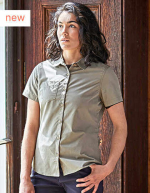 Dámska košeľa s krátkym rukávom Expert Kiwi - Reklamnepredmety