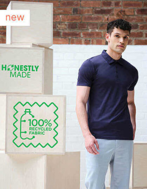 Recyklované Polo tričko Honestly - Reklamnepredmety