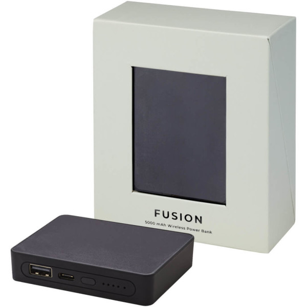 5000mAh bezdrôtová powerbanka Fusion