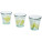 Súprava troch 250 ml pohárov z recyklovaného skla Copa - 11317301_E1 - variant PF 11317301