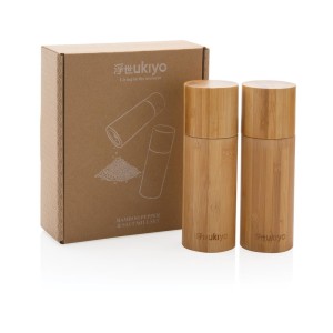 Sada bambusových mlynčekov na soľ a korenie Ukiyo - Reklamnepredmety
