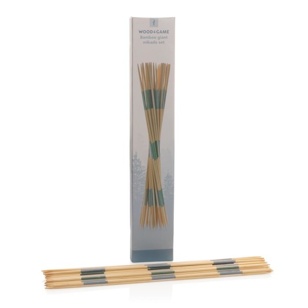 Veľká sada hry mikado z bambusu