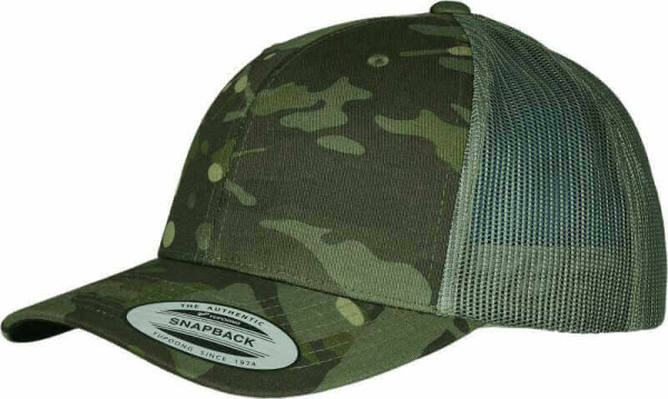 6 panelová šiltovka Retro Cap Multicam®